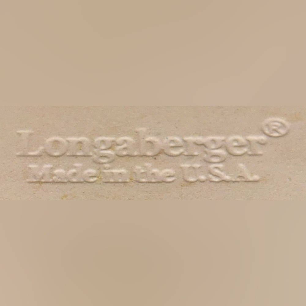 Longaberger ceramic floral tie-on for baskets with white ribbon new in box - Picture 5 of 6